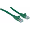 Intellinet tīkla vads, Cat6, 20m, Zaļš, CCA, U/UTP, PVC, RJ45, Zelta kontakti, Aizsargāts, Ar aizsargvāciņu, Mūža garantija