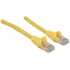 Intellinet tīkla vads, Cat6, 20m, Dzeltens, CCA, U/UTP, PVC, RJ45, zeltīti kontakti, aizsargāts, ar boot, mūža garantija