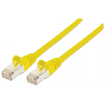 Intellinet tīkla vads, Cat6, 30m, Dzeltens, Varš, S/FTP, LSOH/LSZH, PVC, RJ45, Apzeltīti kontakti, Aizsargāts, Ar aizsargvāciņu, Mūža garantija