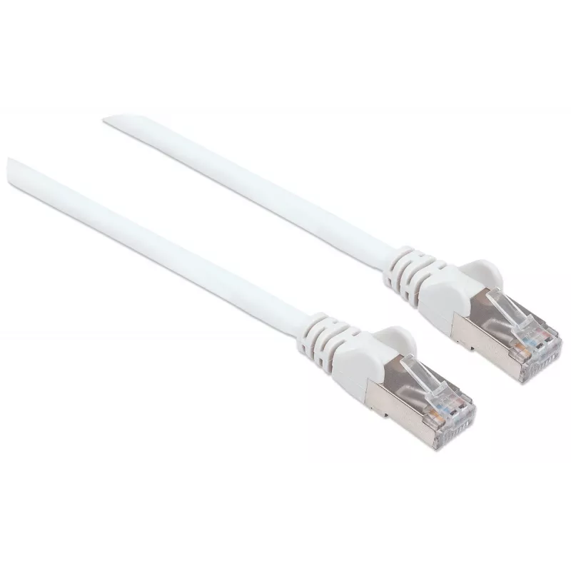 Intellinet tīkla vads, Cat6, 30m, Balts, Varš, S/FTP, LSOH/LSZH, PVC, RJ45, Zeltīti kontakti, Aizsargvāciņš, Mūža garantija