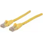 Intellinet tīkla vads, Cat6A, 30m, Dzeltens, Varš, S/FTP, LSOH / LSZH, PVC, RJ45, Zeltīti kontakti, Bezķēdes, Ar aizsargu, Mūža garantija