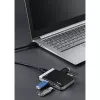 Hama 00054546 karšu lasītājs USB 3.2 Gen 1 (3.1 Gen 1) Type-A/Type-C Melns, Sudrabs