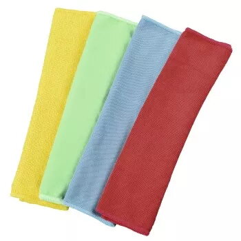 Hama 00111391 mikrošķiedras tīrīšanas lupatiņas, zila, zaļa, sarkana, dzeltena, 4 gab.