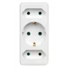 Hama 00108844 strāvas adapteris F tipa spraudnis balts