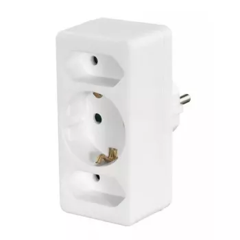 Hama 00108844 strāvas adapteris F tipa spraudnis balts