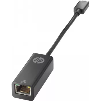 HP USB Type-C uz RJ45 adapteris, USB Type-C, RJ-45, Melns, Mājai, 245 mm, 110 mm