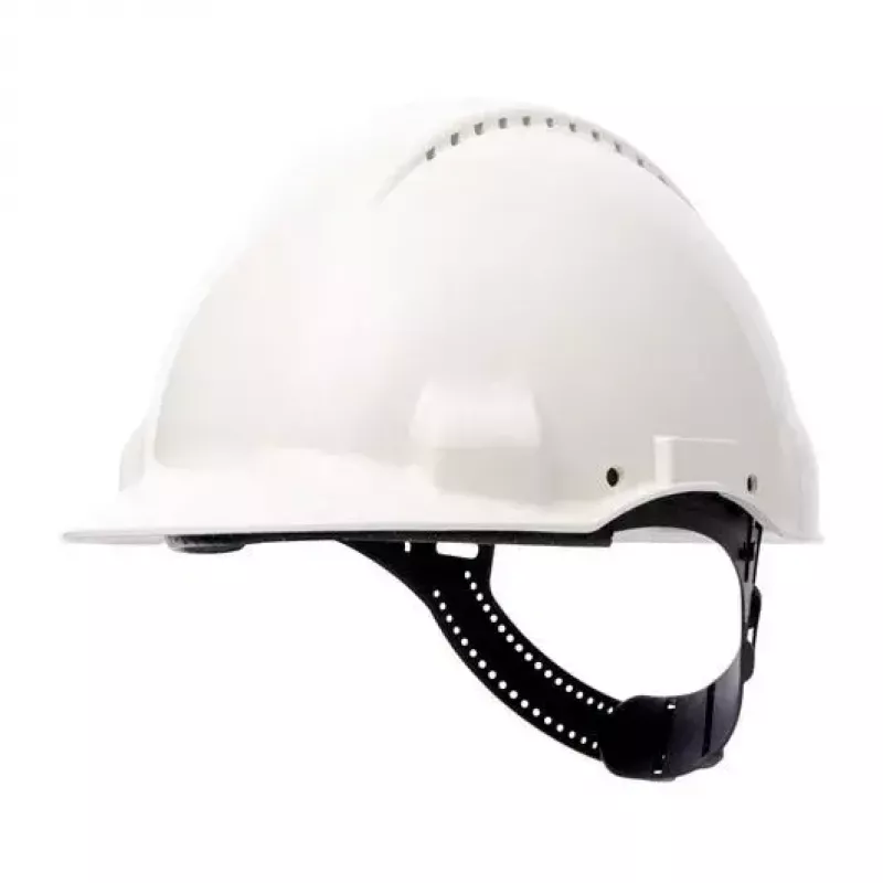 3M G3000CUV-VI Drošības ķivere balta - ABS, HDPE, plastmasa, poliesters