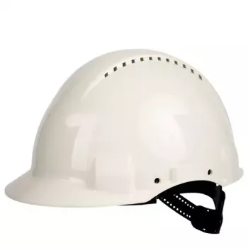 3M G3000CUV-VI Drošības ķivere balta - ABS, HDPE, plastmasa, poliesters