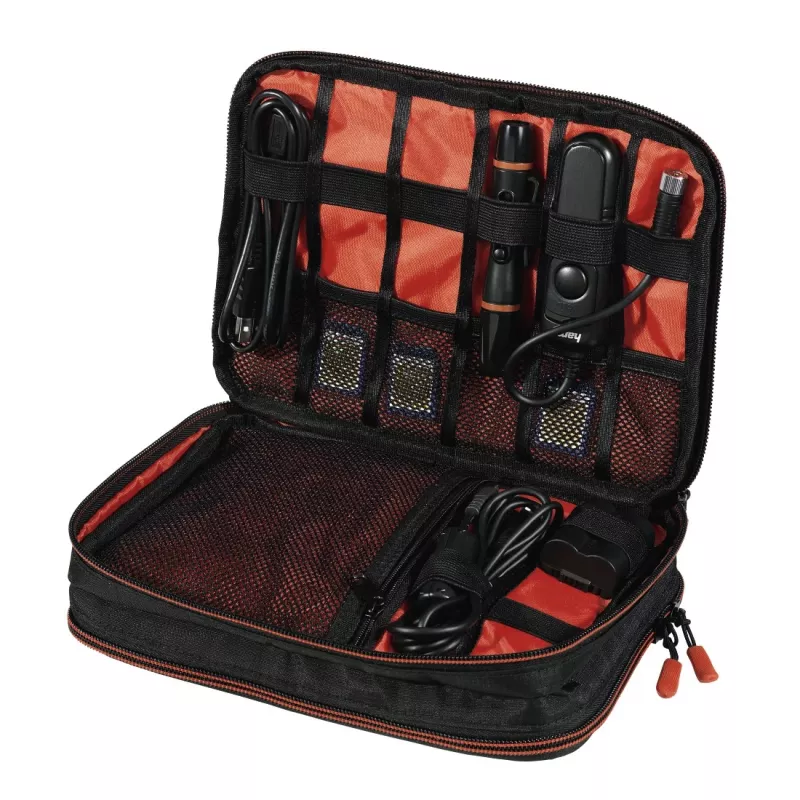 Hama Fancy Black, Red Polytex kameras filtru maciņš