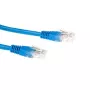 ACT Blue 0,5 m LSZH U/UTP CAT6 savienojuma kabelis ar RJ45 savienotājiem