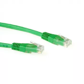 ACT Green 0,5 m LSZH U/UTP CAT6 savienojuma kabelis ar RJ-45 savienotājiem