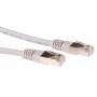 ACT Grey 15 m LSZH SFTP CAT6 savienotājkabelis ar RJ45 savienotājiem