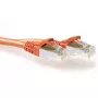 ACT Orange 25.00 metru SFTP CAT6A patch vads ar snagless RJ45 savienotājiem