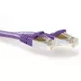 ACT Purple 1.50 m SFTP CAT6A lēciena kabelis ar aizsargātiem RJ45 savienotājiem