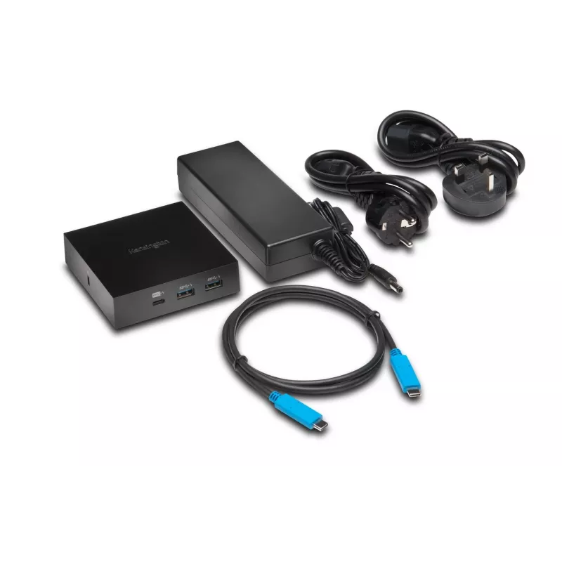 Kensington SD2000P USB-C 5Gbps viena 4K Nano dokstacija - 60W PD - HDMI vai DP - Win/Mac/Chrome