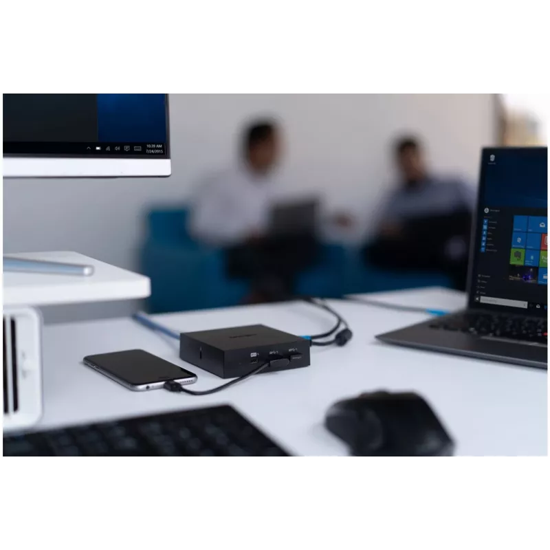 Kensington SD2000P USB-C 5Gbps viena 4K Nano dokstacija - 60W PD - HDMI vai DP - Win/Mac/Chrome