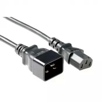 Strāvas vads ACT Powercord C13 - C20 melns 2 m