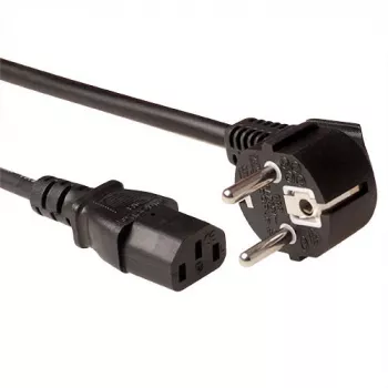 ACT Powercord LSZH tīkla vads CEE 7/7 (leņķa) - C13 melns 1,5 m
