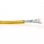 Patch kabelis ACT CAT6 U/UTP Stranded Dzeltens 100 m