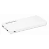 Manhattan Power Bank 10000 mAh, 2x USB-A (2.1A un 1A), USB-C un Micro-USB ieeja, balts
