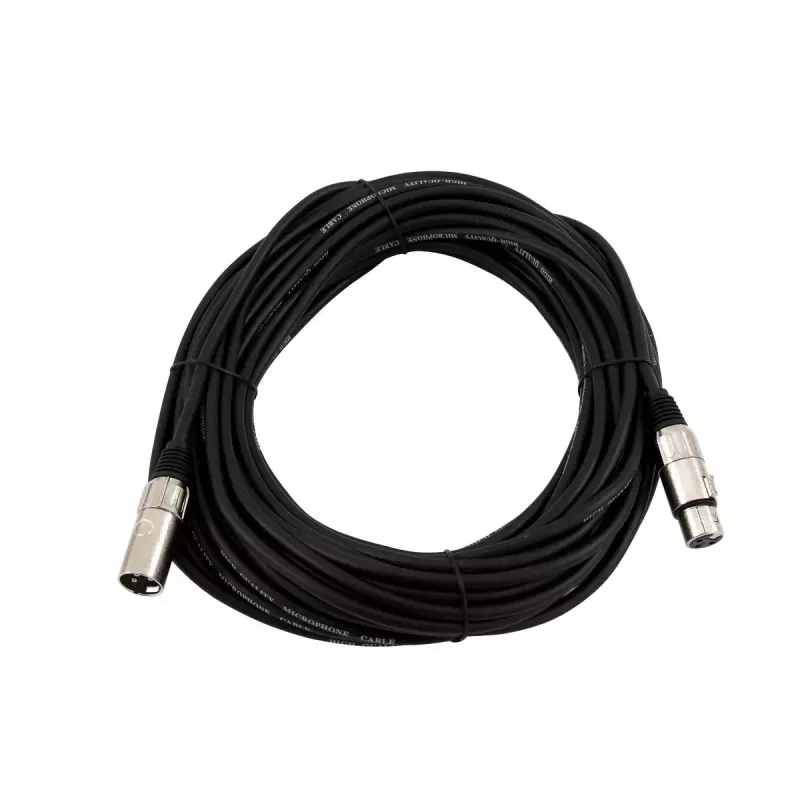 Audio kabelis Omnitronic 30220595 30 m XLR (3-pin) Melns