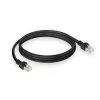 ACT Black 0,5 m S/FTP CAT7 PUR elastīgais patch kabelis ar RJ45 savienotājiem (saderīgs ar CAT6A)