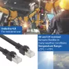 ACT Black 7 metri S/FTP CAT7 PUR elastīgais patch kabelis ar RJ45 savienotājiem (saderīgs ar CAT6A)