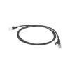 ACT Black 7 m LSZH U/FTP CAT6A datacenter plānveida savienojuma kabelis ar aizsargātiem RJ45 savienotājiem