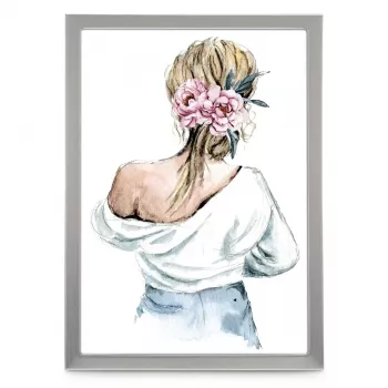 Foto rāmis Hama Lilly viens attēls Sudrabs