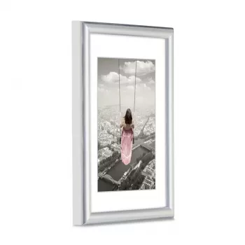 Hama Swing vienkāršs foto rāmis Sudrabs