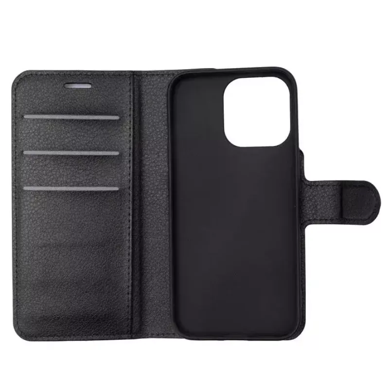 Folio maciņš JT BERLIN Schöneberg iPhone 14 15.5 cm Melns