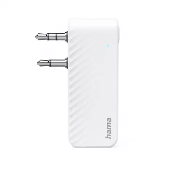 Hama 00014171 Bluetooth audio raidītājs lidmašīnām un universālai lietošanai, 10 h, AUX, balts