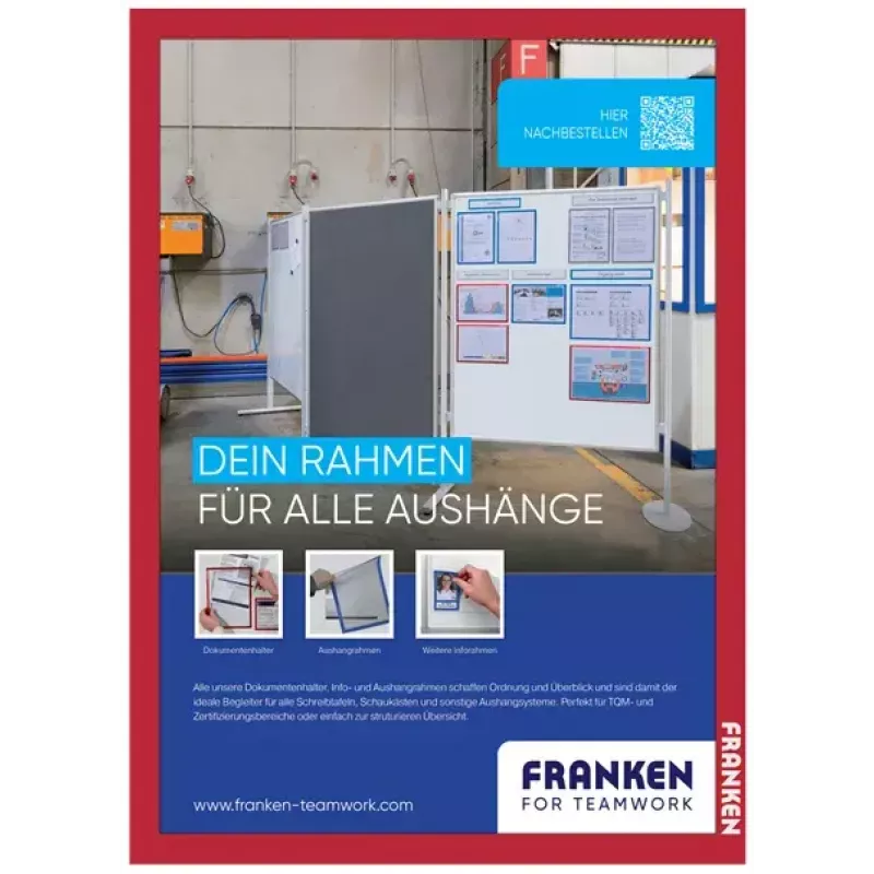 Rāmja rāmis Franken AR15012 Sarkans A3 470x10x650mm 2 gab.