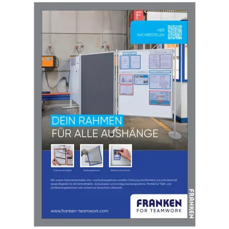 Rāmja rāmis Franken AR15132 Sudrabs A3 470x10x650mm 2 gab.
