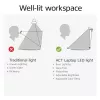 ACT AC8050 Clip-on LED gaismas josla klēpjdatoram, regulējama, USB barošana