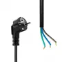 MicroConnect MC-PE005SCHB-OE strāvas kabelis Schuko atvērtais gals 5 m melns