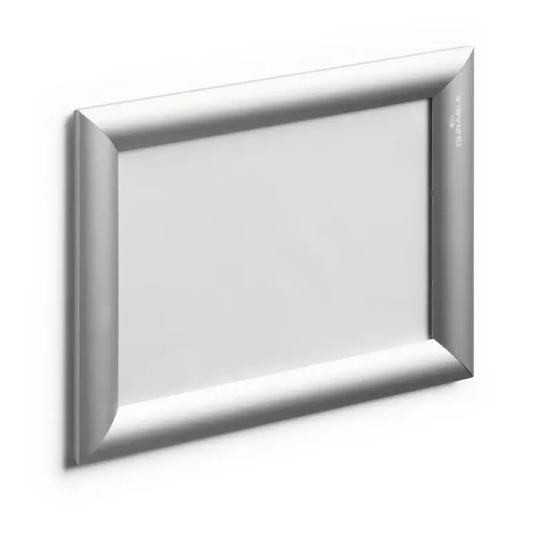 Vienkāršs attēla rāmis Durable 479523 — alumīnijs/plastmasa, 179×240×12 mm, sudrabs