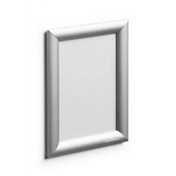 Vienkāršs attēla rāmis Durable 479523 — alumīnijs/plastmasa, 179×240×12 mm, sudrabs