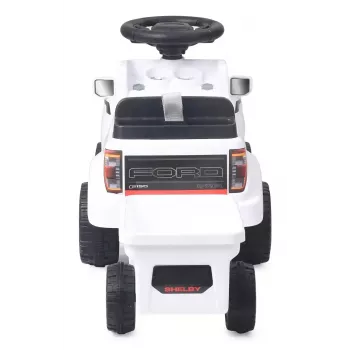 Braucamā mašīna Jamara Shelby Ford F-150 Raptor — ar akumulatoru, 1 vieta, 4 riteņi, melna/balta