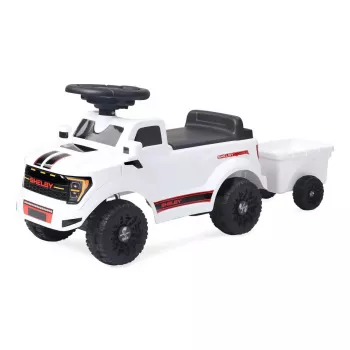 Braucamā mašīna Jamara Shelby Ford F-150 Raptor — ar akumulatoru, 1 vieta, 4 riteņi, melna/balta
