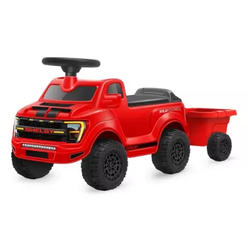 Braucamā mašīna Jamara Shelby Ford F-150 Raptor, akumulatora darbināma, 1 sēdvieta, 4 riteņi, melna/sarkana