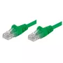 Goobay 5m RJ45 Cat5e tīkla kabelis Zaļš Cat5e U/UTP (UTP)