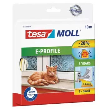 Blīvējuma gumija TESA 05445-00100 10 m Balta
