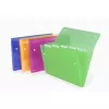 Rexel ICE Expander 6-Kabatas Assorted, Zila, Rozā, Caurspīdīga, Tirkīza, A4, 120 lapas, 6 nodalījumi