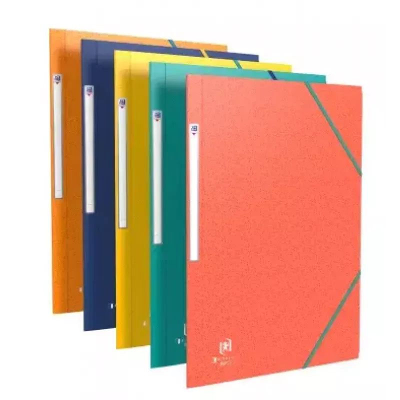 ELBA Boston Corner Elastic Folder, A4, jauktas krāsas, kartons 0.5mm, ar marķēšanas cilpiņu - 10 iepakojums (120515.20)