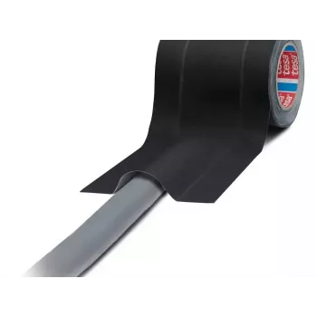 Līmlente TESA 4611 Melna 25 m Kaučuks