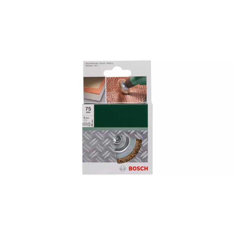 Stiepļu ritenis Bosch 2609256519 7.5 cm, kāta diametrs 6 mm