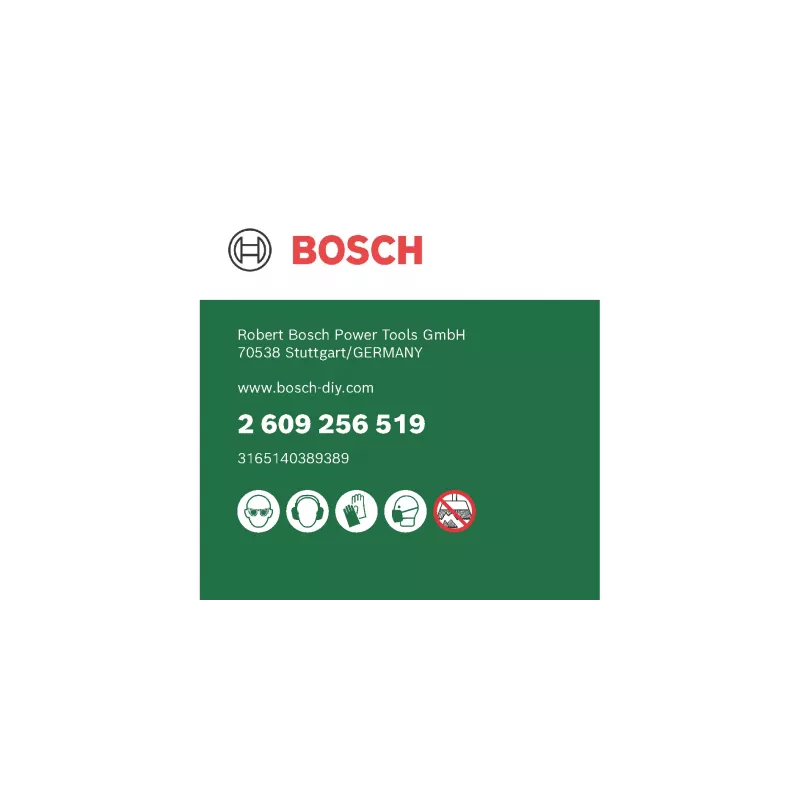 Stiepļu ritenis Bosch 2609256519 7.5 cm, kāta diametrs 6 mm