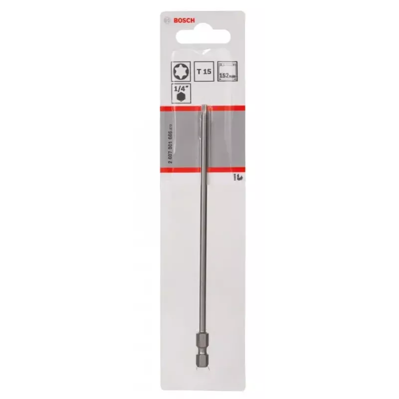Bosch 2607001666 T15 Extra Hard skrūvgrieža uzgalis 152mm sešstūra kāts