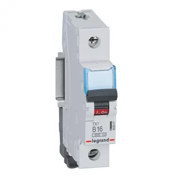 Legrand TX3 1P B 16A 6kA automātiskais slēdzis